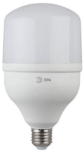 Лампа светодиодная ЛОН LED POWER T100-30W-4000-E27 30Вт 4000K 2400Лм E27 серия Стандарт (2 года) ЭРА