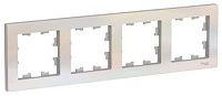 Рамка 4 поста универсальная (жемчуг) ATLASDESIGN SE Рамка 4 поста универсальная (жемчуг) ATLASDESIGN SE