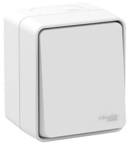Переключатель ОУ 1кл на 2 направления 10АХ IP54 (белый) AtlasDesign Profi54 SE