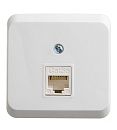 Розетка ОУ PC RJ45 категория 5е (белый) ЭТЮД SE
