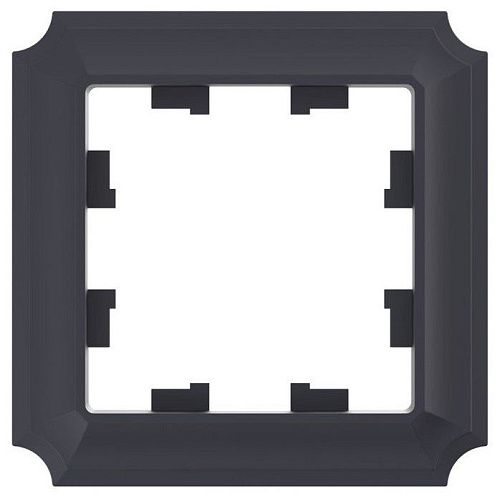 Рамка 1 пост (карбон) ATLASDESIGN ANTIQUE SE