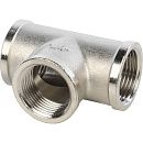 Тройник никелированный ВВ 3/4" STOUT Тройник никелированный ВВ 3/4" STOUT