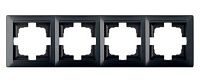 Рамка 4 поста (графит) СТИЛЬ BYLECTRICA Рамка 4 поста (графит) СТИЛЬ BYLECTRICA