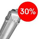 Светильник люминесцентный накладной с рассеивателем ЛПП02-18-905.010 IP65 ЭмПРА Белинтегра