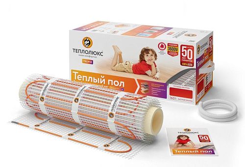 Мат нагревательный Tropix МНН 80-0.50 80Вт 0.5м2 двухжильный Завод ССТ ТП