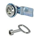 Замок щитовой большой ГНУТЫЙ треугольный MS-705-4 L