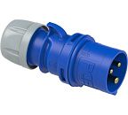 Вилка кабельная 16А/230V/1P+N+E/IP44 (PCE Австрия)
