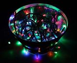 Гирлянда светодиодная Твинкл лайт 220В 6м 40 диодов IP20 черный провод Neon-Night мультиколор