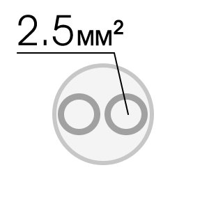АВВГ 2.5 мм2