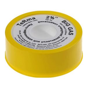 Лента ФУМ для газа 19мм*0.2мм*10м TERMA BIG GAS10036 Лента ФУМ для газа 19мм*0.2мм*10м TERMA BIG GAS10036
