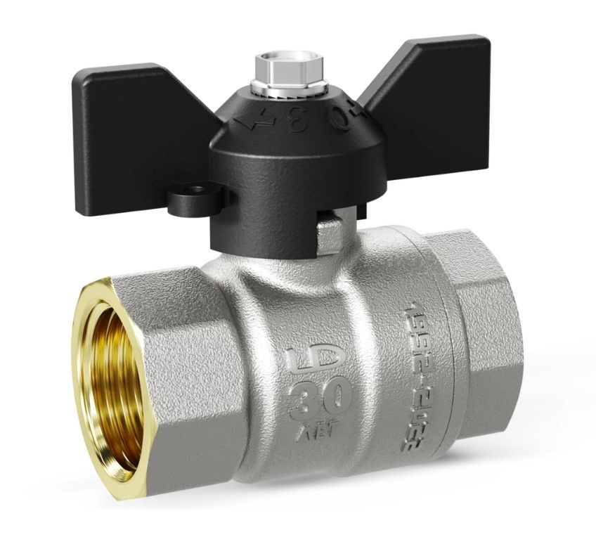 Кран шаровой 3/4 ВР/ВР (ручка бабочка) LD Pride 11б27п1 LD 47.300.20 (007-9924) Кран шаровой 3/4 ВР/ВР (ручка бабочка) LD Pride 11б27п1 LD 47.300.20 (007-9924)